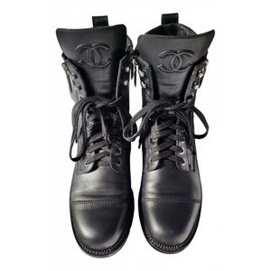 CHANEL Combat Boots